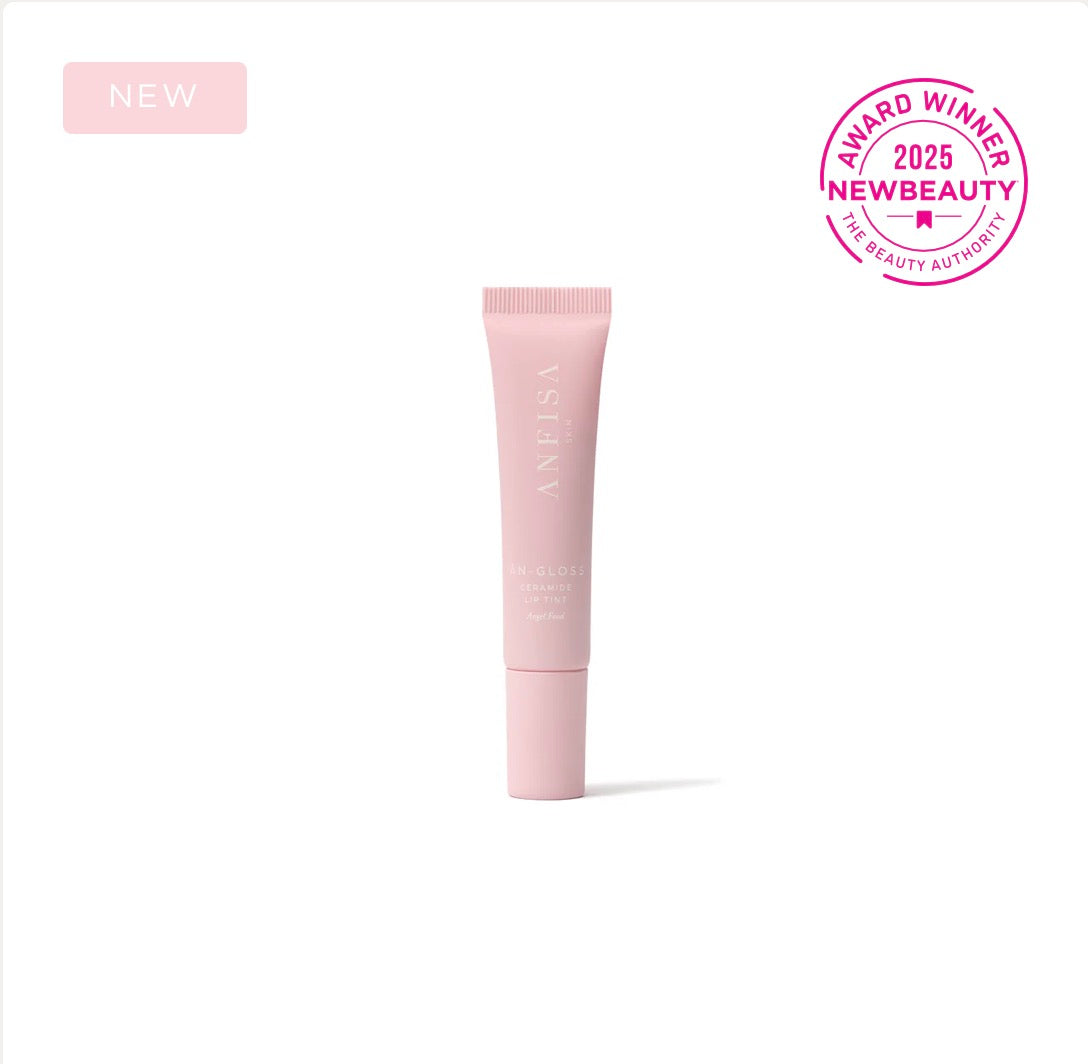 ÂN-GLOSS Angel Food - a sheer, baby pink sparkle