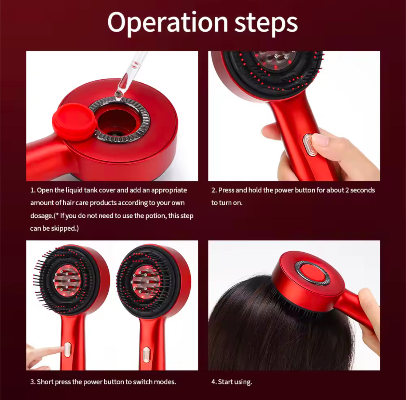 3-in-1 Red Light Hair Comb